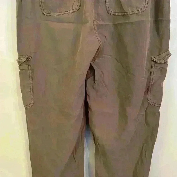 Thread & Supply Womens Size M Soft Lyocell Jogger Lounge Pants Olive Green - Picture 9 of 13